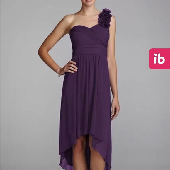 Studio Black Asymmetrical High-Low Cocktail Dress - Picture 13 of 13